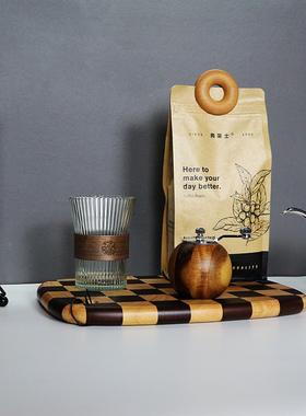 样板房厨房咖件啡题摆售楼VTI处厅水吧台装饰咖啡主馆软装道展具