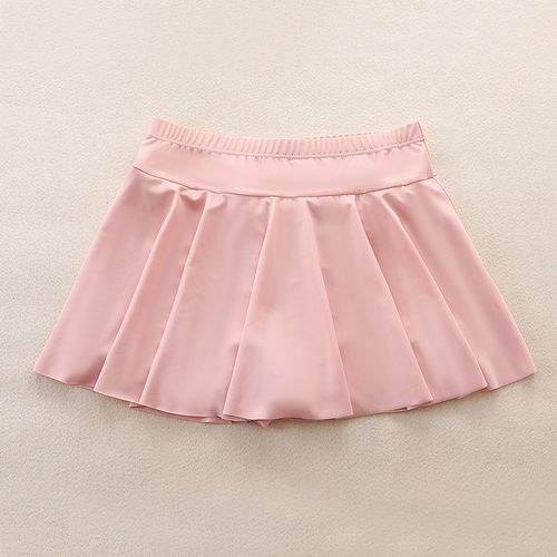 2024新款女童泳衣分体中大童裙式儿童泳装女孩平角游泳衣学生12岁 - 图1