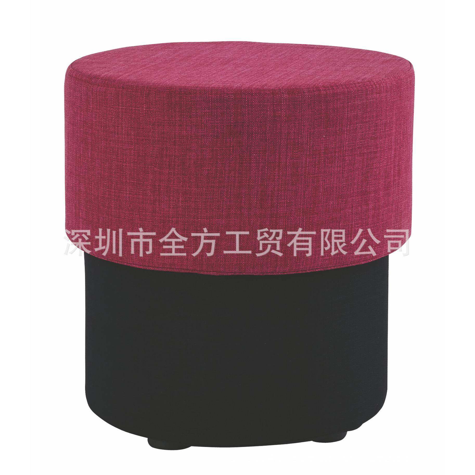 餐厅软包椅奶茶店休闲区洽谈椅小矮凳踩脚凳皮加布多色组合绿灰红,淘宝优惠券,粉丝福利购,淘宝优惠卷