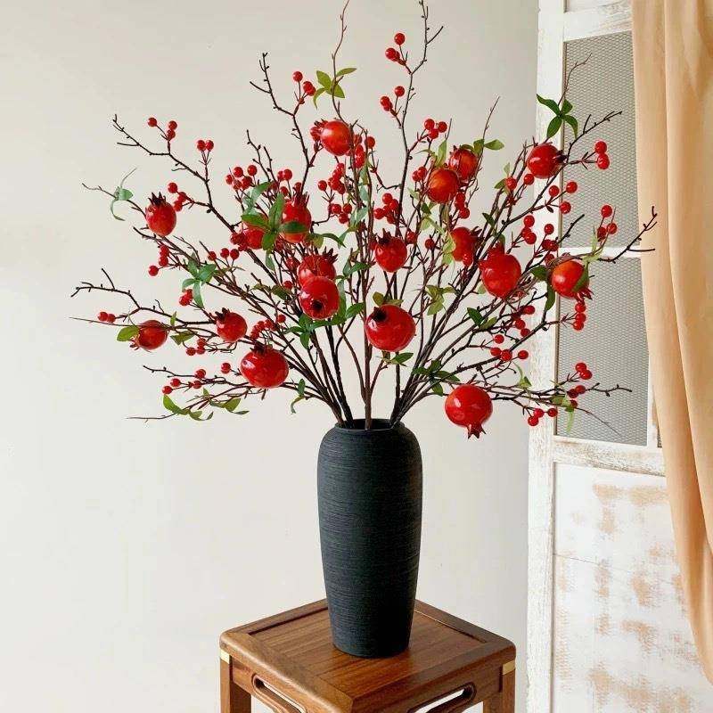 新中式复古陶瓷大花瓶北欧风客厅电视柜高级感插干花仿真花器摆件,淘宝优惠券,粉丝福利购,淘宝优惠卷