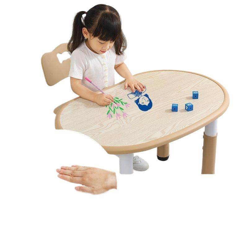 幼儿园学习可画画花生桌儿童桌椅套装家用学生多功能桌子,淘宝优惠券,粉丝福利购,淘宝优惠卷