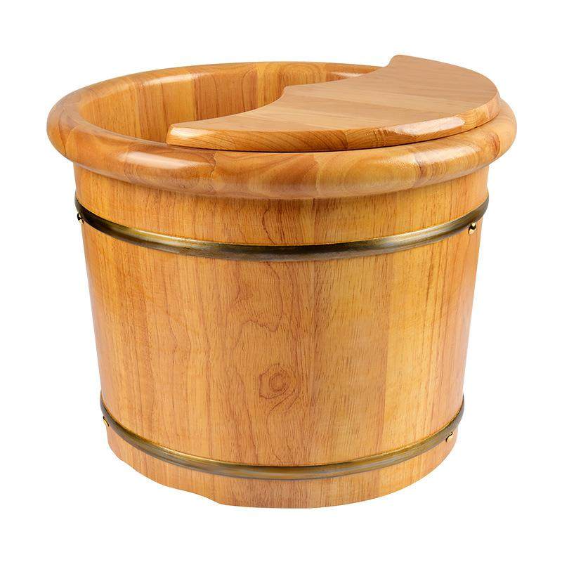 泡脚木盆橡胶木足浴桶家用木盆泡脚桶足疗木盆实木洗脚桶,淘宝优惠券,粉丝福利购,淘宝优惠卷