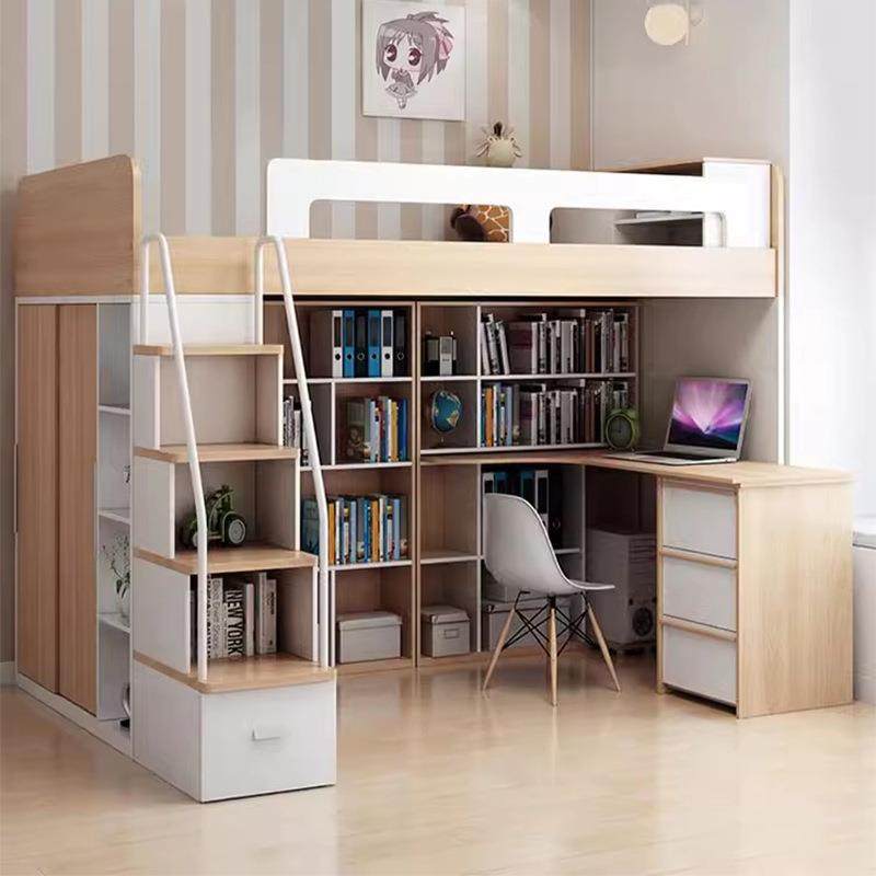歌雷双层儿童床上下床转角书桌衣柜书架学习桌子母床多功能组合床,淘宝优惠券,粉丝福利购,淘宝优惠卷