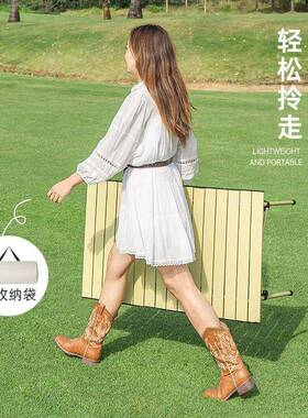户外露营便携式可升降折叠桌子摆地摊野餐桌便携简易桌子升降桌子