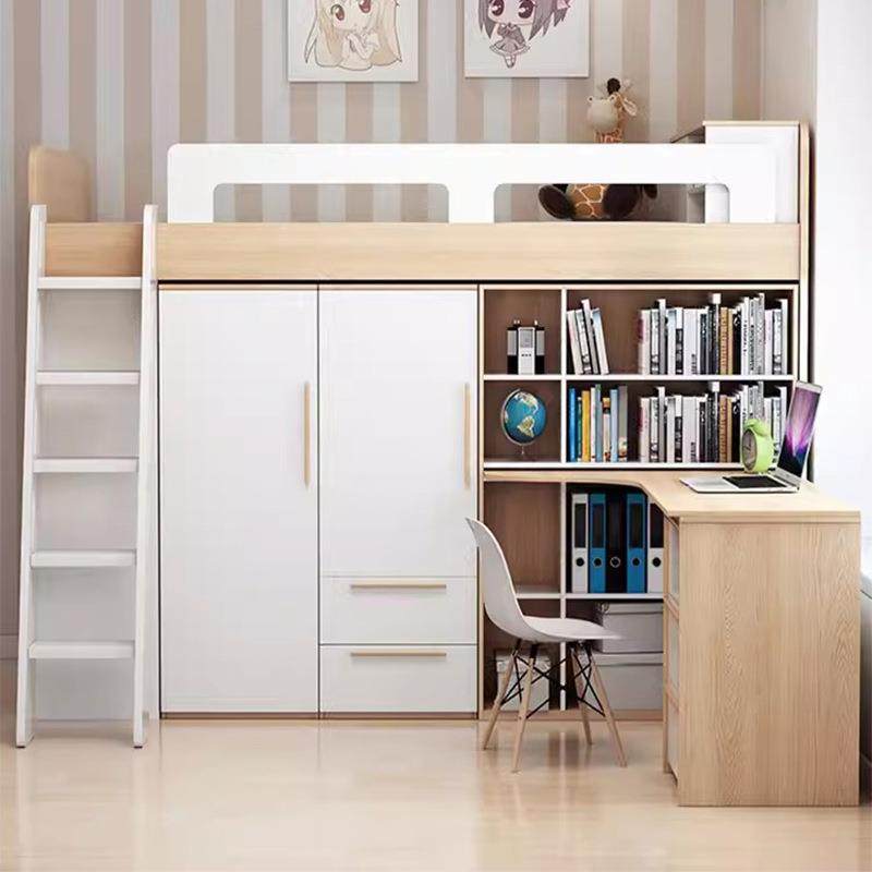 歌雷双层儿童床上下床转角书桌衣柜书架学习桌子母床多功能组合床,淘宝优惠券,粉丝福利购,淘宝优惠卷