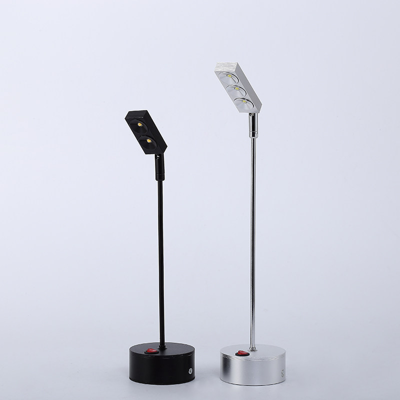 led可充电柜台散光展示灯无线2W3W移动立杆珠宝首饰展会小射灯,淘宝优惠券,粉丝福利购,淘宝优惠卷
