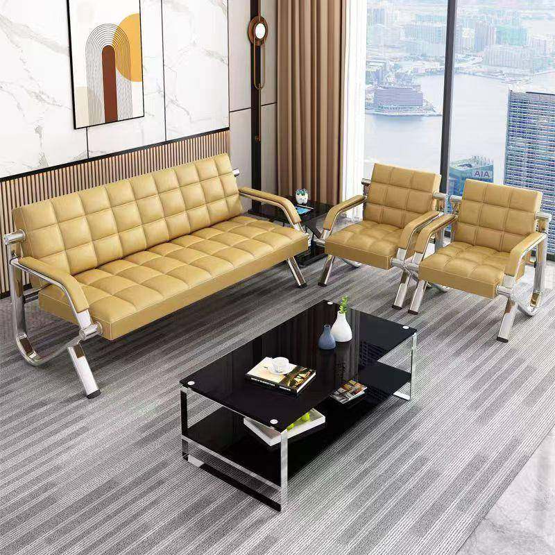 新款商务办公接待沙发排椅办公室会客区沙发等候区三人位茶几组合,淘宝优惠券,粉丝福利购,淘宝优惠卷
