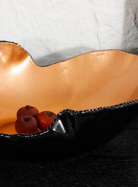 寂风树脂果盘样玄板办公室客厅餐厅关桌面新G25490家装饰房摆件高