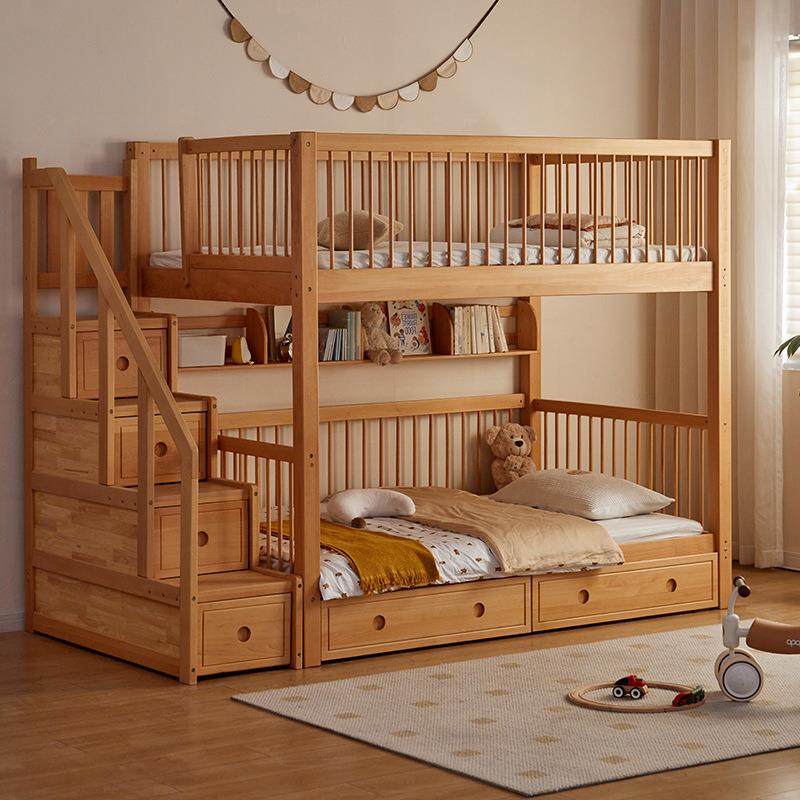 上下铺双层床实木高低床上下床子母床加高护栏儿童床两层床,淘宝优惠券,粉丝福利购,淘宝优惠卷