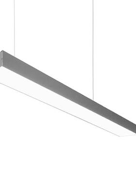 LED长条灯办公室条形吊灯铝型材超市健身房工业风造型商用方通灯