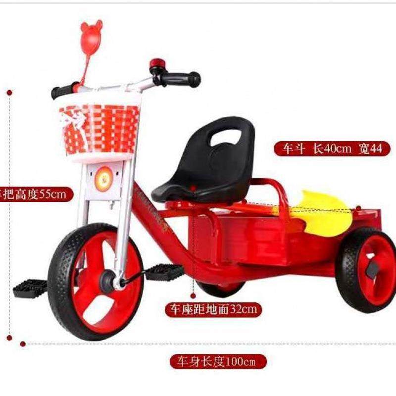 ij儿童三轮车1-6岁双人宝宝脚踏车手推车大号轻便童车,淘宝优惠券,粉丝福利购,淘宝优惠卷