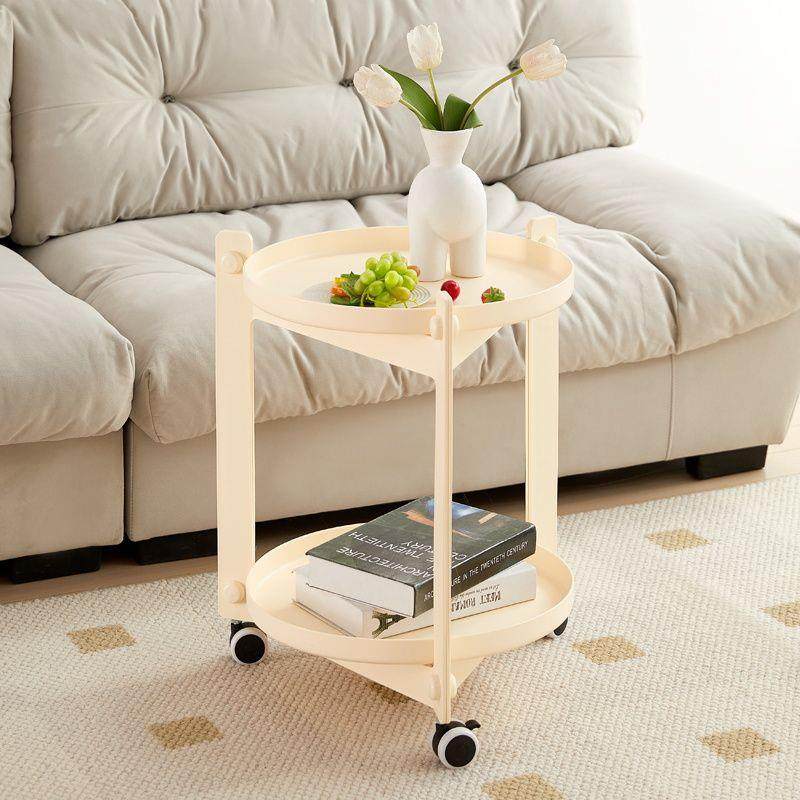 沙发边几边柜边桌创意角几迷你阳台小茶几床边小桌子移动简约推车,淘宝优惠券,粉丝福利购,淘宝优惠卷