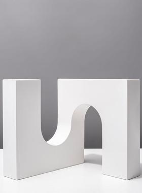 简约现代装几何不规软则拱门拱形摆几件北欧LSZ0203客厅茶电视柜