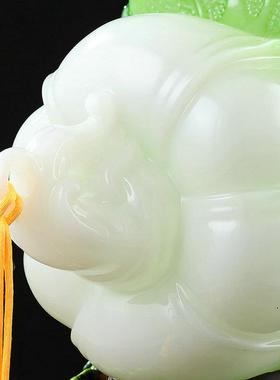 现货供葫电芦白菜摆件居客厅玄家关视柜装饰品咨询乔迁开业应礼物