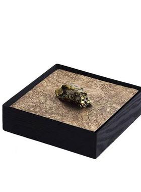 现简约木收纳盒样板间代酒店质衣帽间卧室MIV房玄关桌面摆件装饰