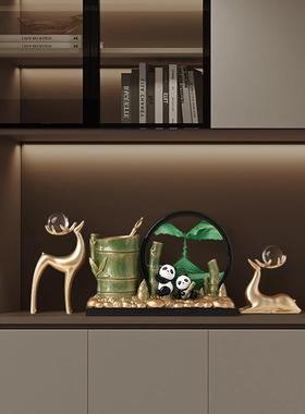 贝汉美节节装高升朋笔筒流摆沙画软家居桌面装饰品20240725送友闺