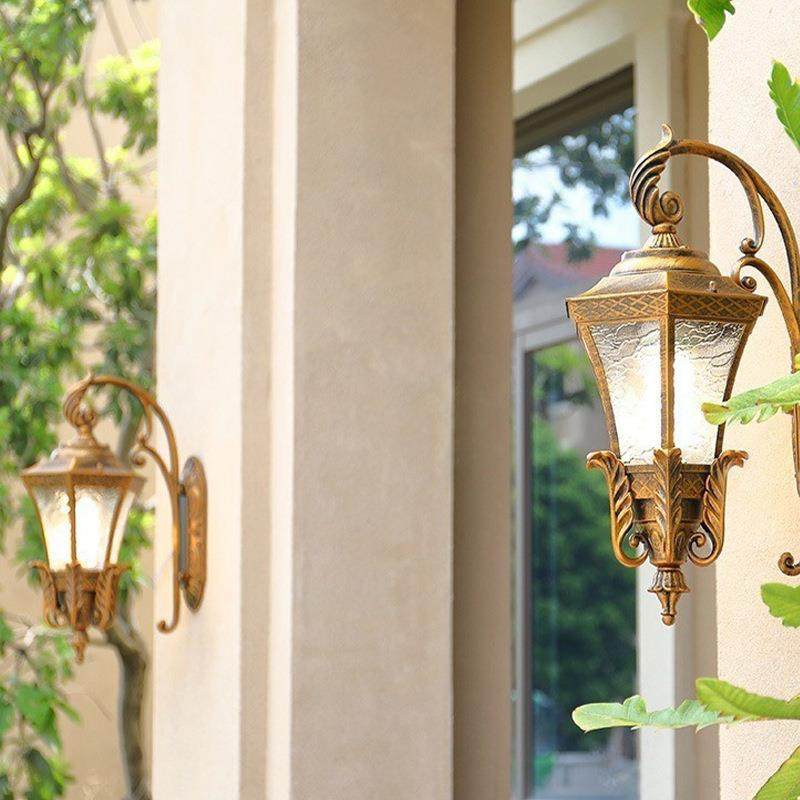 北欧创意复古庭院灯家用照明过道灯户外门口灯led防水欧式壁灯,淘宝优惠券,粉丝福利购,淘宝优惠卷
