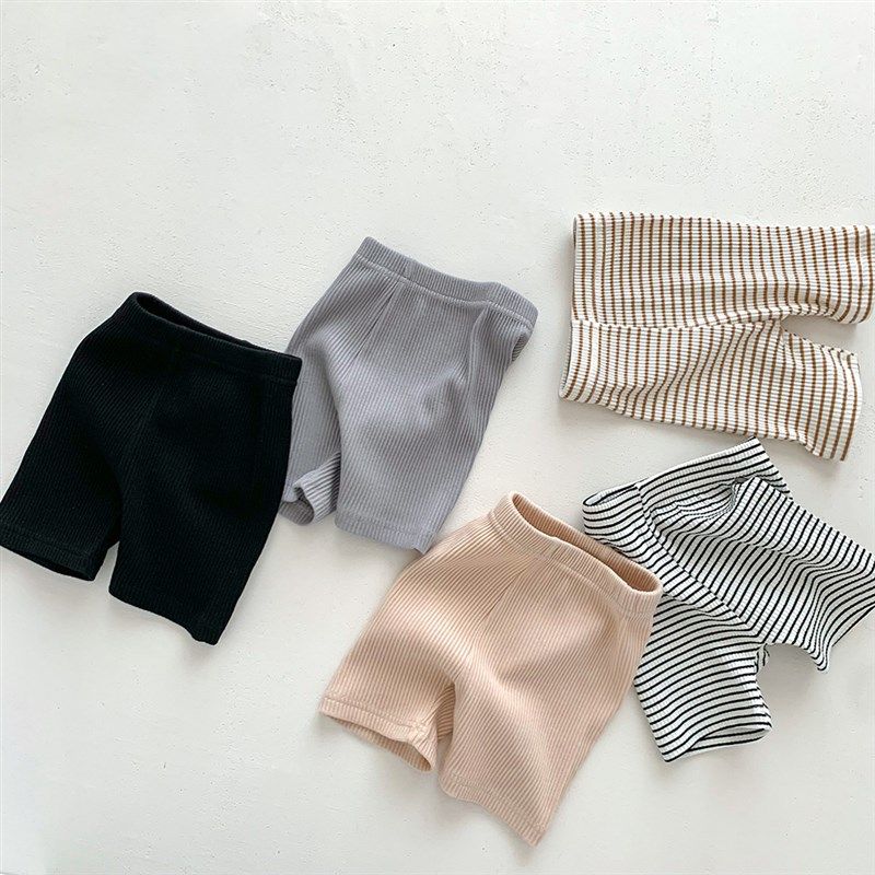 婴儿短裤夏装男女宝宝坑条五分裤薄款休闲打底裤儿童百搭中裤韩版,淘宝优惠券,粉丝福利购,淘宝优惠卷