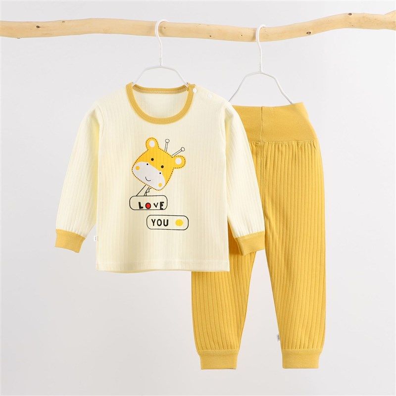 宝宝秋衣秋裤套装纯棉内衣婴儿高腰护肚男童睡衣女童家居服春秋,淘宝优惠券,粉丝福利购,淘宝优惠卷