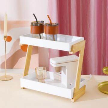 创意Z型双层收纳架便捷可拆分水果蔬菜厨房杯架家用卧室桌面整理,淘宝优惠券,粉丝福利购,淘宝优惠卷