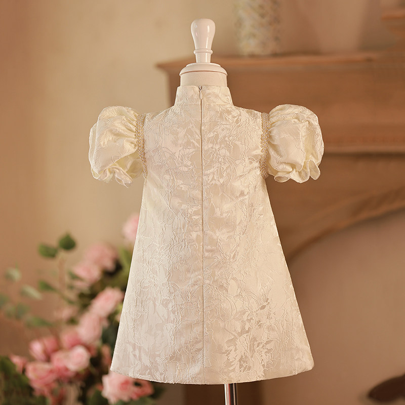 女童旗袍夏季改良中式周岁礼服女宝宝小女孩连衣裙儿童演出服高级,淘宝优惠券,粉丝福利购,淘宝优惠卷