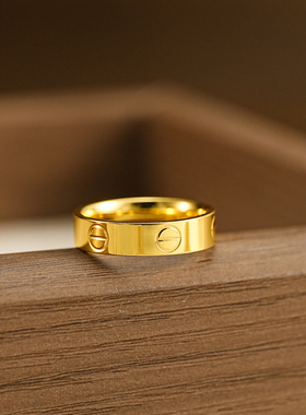 金盈御金包银轻奢小众戒指送女友