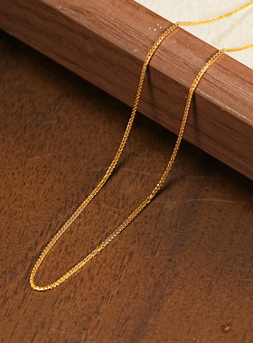 足金包银肖邦项链女轻奢大牌正品