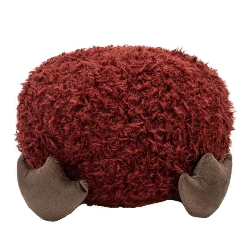 坐墩红色羚羊绒客厅懒人沙发蒲团墩子脚凳飘窗矮墩坐垫可拆洗座椅,淘宝优惠券,粉丝福利购,淘宝优惠卷