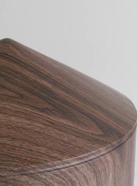 现代创意简约设计感木纹脂锥形几摆件轻树奢样GT-A006间客何厅软