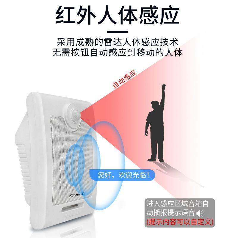 有源室外防水音柱监控壁挂喇叭12V太阳能POE供电红外感应音箱,淘宝优惠券,粉丝福利购,淘宝优惠卷