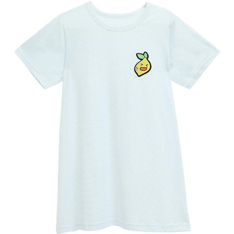 小青龙夏季儿童睡衣薄款女童纯棉透气短袖睡裙T恤女孩裙子家居服,淘宝优惠券,粉丝福利购,淘宝优惠卷