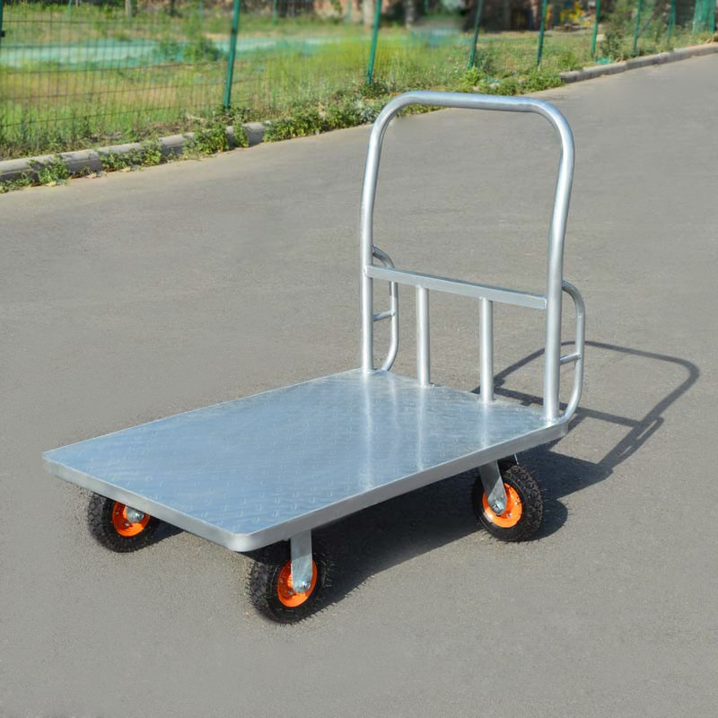 钢板小推车拉货手推车搬运车家用平板车拖车折叠静音轮手推车工地,淘宝优惠券,粉丝福利购,淘宝优惠卷