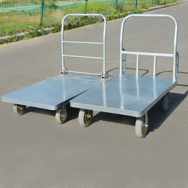 钢板小推车拉货手推车搬运车家用平板车拖车折叠静音轮手推车工地,淘宝优惠券,粉丝福利购,淘宝优惠卷