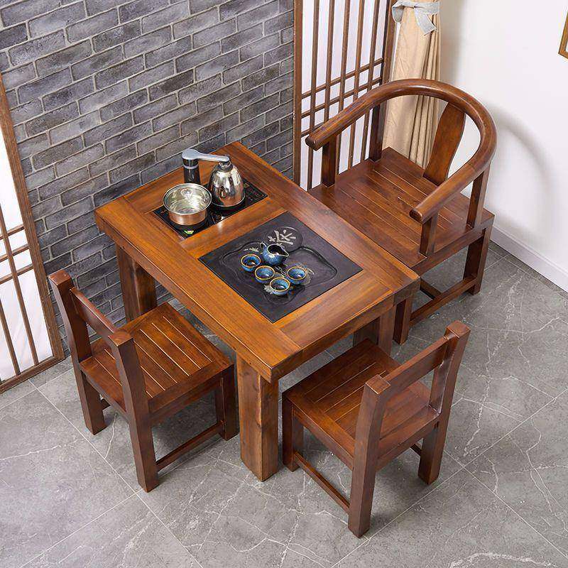 茶椅合艺复古茶桌实木茶桌家具中式功夫桌茶组几SBB泡茶台,淘宝优惠券,粉丝福利购,淘宝优惠卷