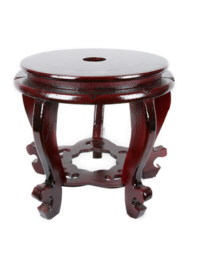 压缩木质圆形底座花瓶花盆鱼缸酒坛米缸奇石实木工艺装饰摆件底托