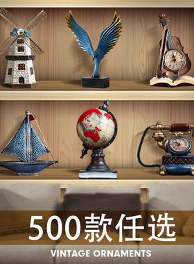 z.欧式客厅装饰摆件办公室摆设家居酒柜电视柜工艺品创意现代小摆