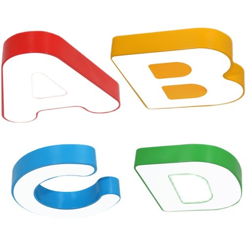 卡通数字字母灯幼儿园母婴店培训机构教室过道儿童房创意吸顶吊灯 - 图3