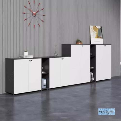 奇点白色茶水柜印机柜PCG001收纳柜储打物柜木质柜隔矮柜桌柜文件 - 图1