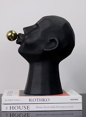 抽象人物摆件楼人物雕塑EKO家居处板房售会样所装饰摆件软装饰品