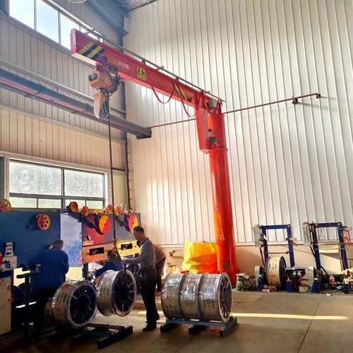 1吨2吨吨5吨悬臂吊60度电动旋转单臂吊龙门架悬臂吊起重机 - 图2