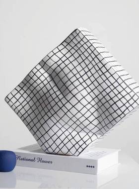 创意tcDS8624手绘网几何立方体摆件现代约板样房客厅格斗柜简桌面