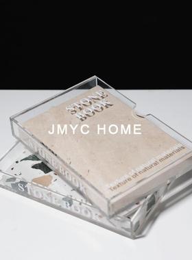 简现代大理展石装饰书LYN本摆件样板间软装书书柜示柜房软装饰约