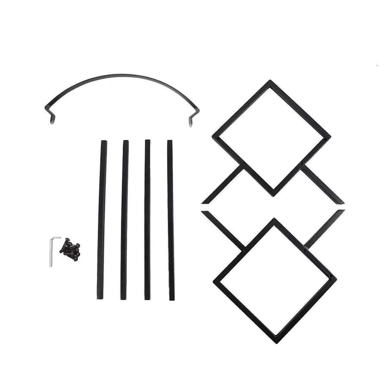 桌面意书架黑胶片KRH储存架CD片展示唱架唱杂志放置架金属精铁创 - 图0