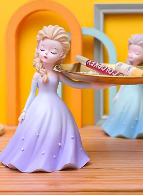 安娜贝儿盘钱罐收盘p034纳摆件客厅办公桌面轻奢托家居托树脂工艺