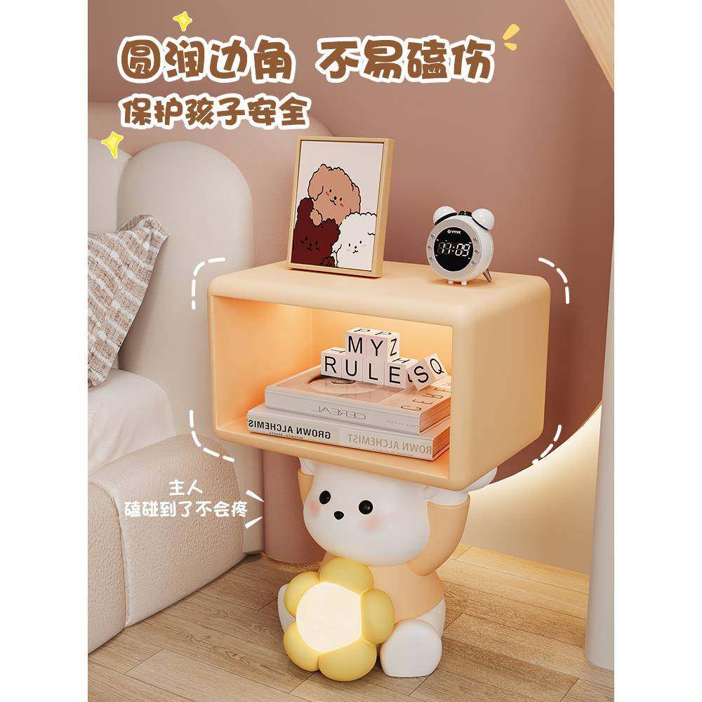 ?奶卧油Fhqwqumm风儿童房间一床头柜体室架落地灯摆件可爱装饰布,淘宝优惠券,粉丝福利购,淘宝优惠卷