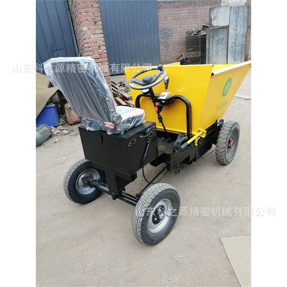 OVV动水电土方运输车建筑泥工地用翻斗车座驾式前翻工程装卸车 - 图1