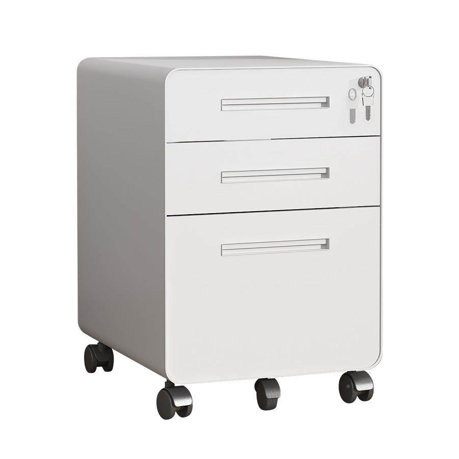 办下活动柜铁皮文桌件柜公室屉储物柜移动矮柜收纳小柜子带FYUDFH - 图3