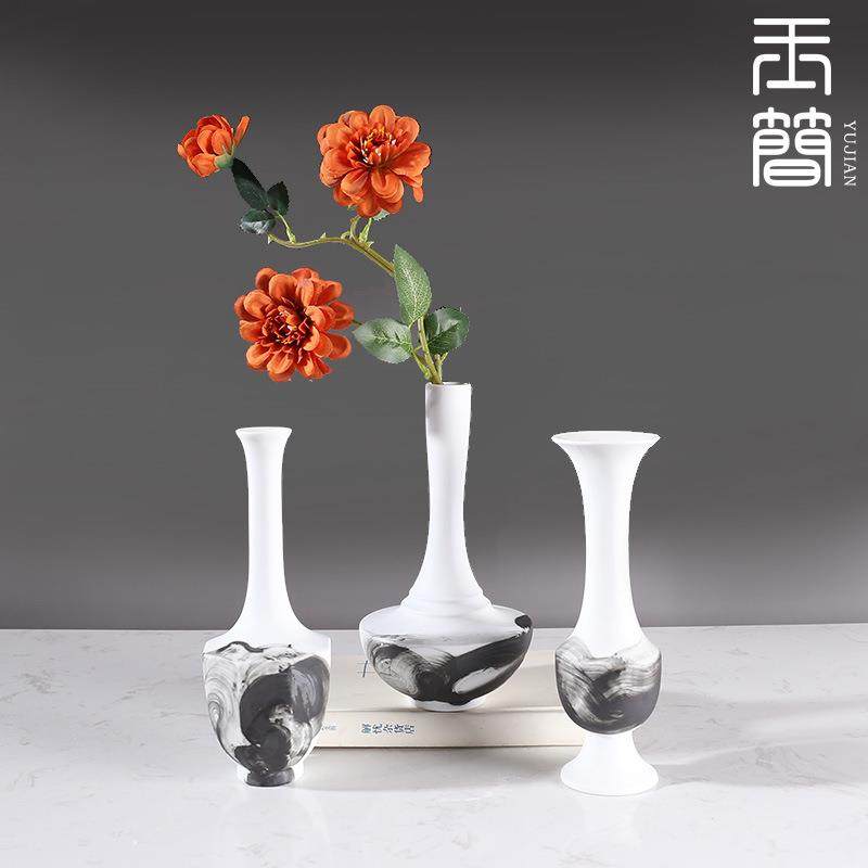 新中式古典金陶家瓷花瓶摆件样板楼房售处描酒吧KTV摆设MAB居软装,淘宝优惠券,粉丝福利购,淘宝优惠卷