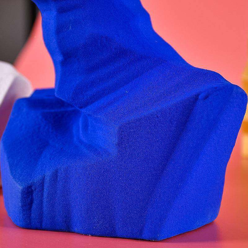 蓝人物组合陶瓷花瓶居摆客厅插花件简约家装饰样板间白售WWA楼部,淘宝优惠券,粉丝福利购,淘宝优惠卷