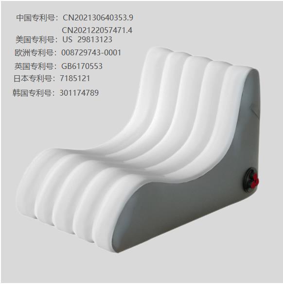 户外便携舒适自动充气沙发办公座椅床桃皮绒懒人休息露营轻奢 - 图2